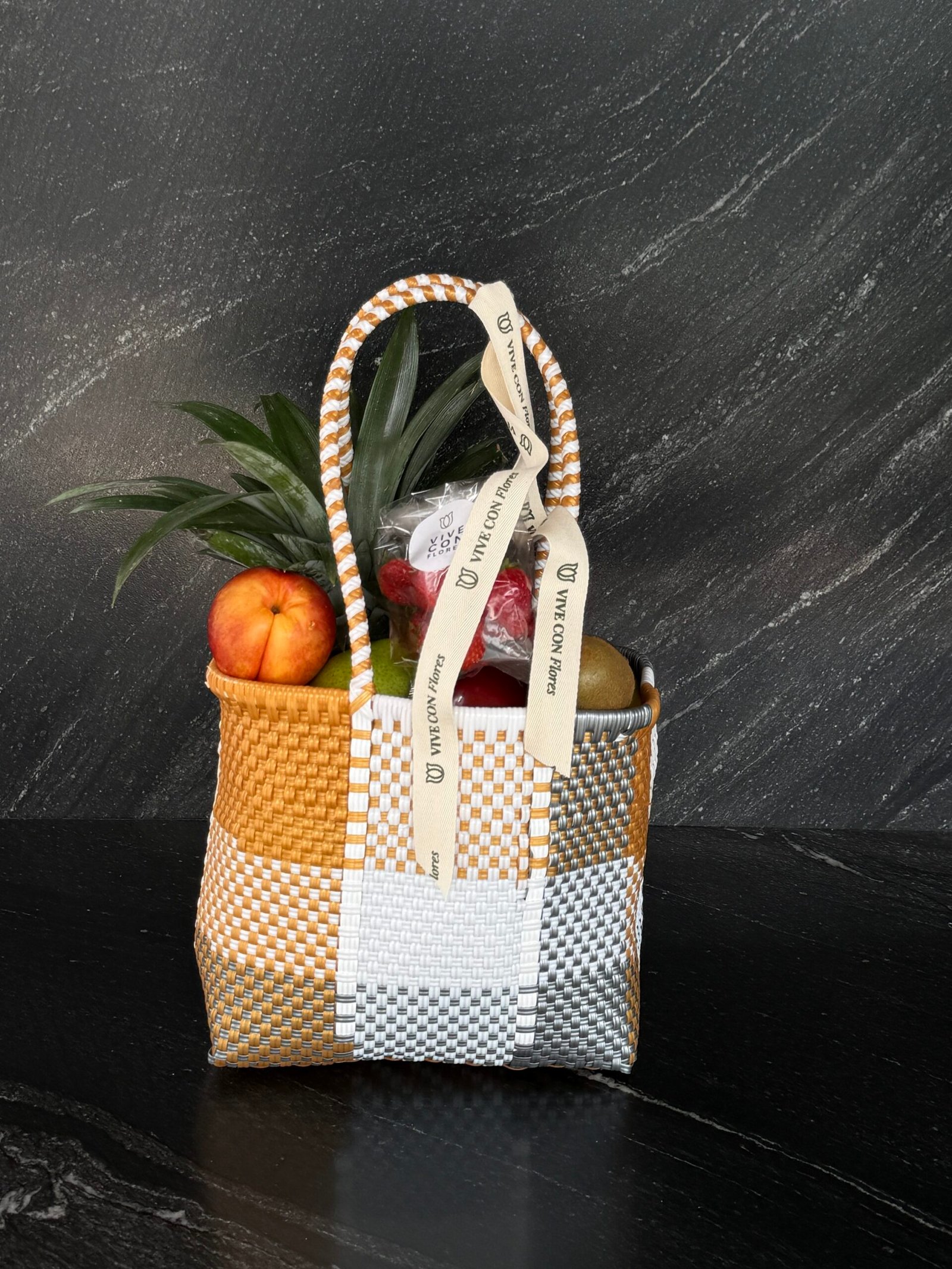 Bolsa Tejida con Fruta de temporada - Imagen 3